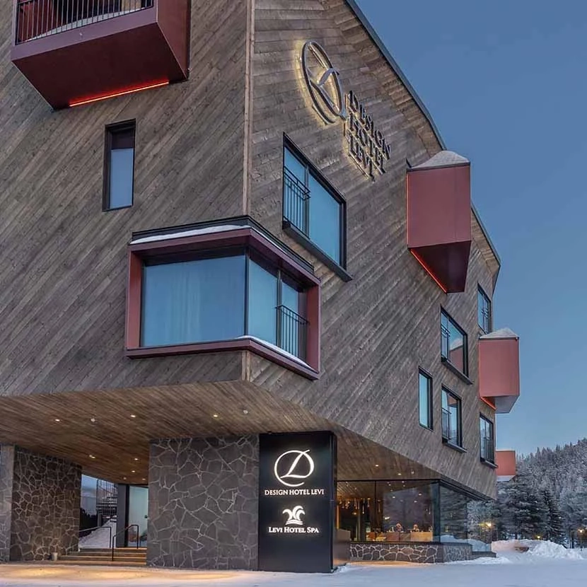 Bâtiment de l'hôtel Design Levi