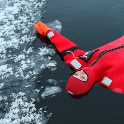 Icefloatting à Ylläs