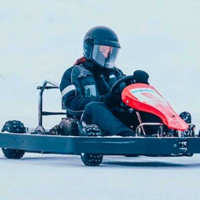 Karting sur glace à Levi