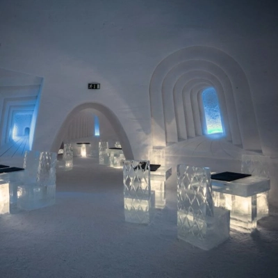 Dîner au snowvillage de Lainio depuis Levi
