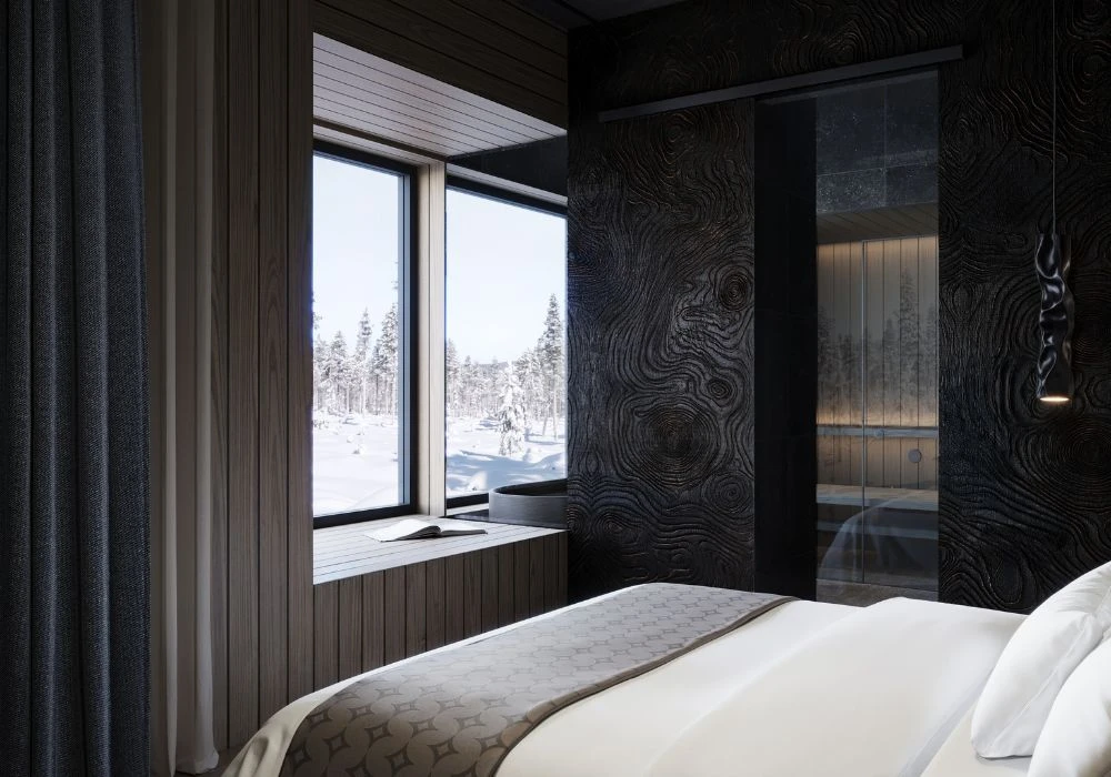 Chambre de la Suite Executive Jussi de l’hôtel Arcora