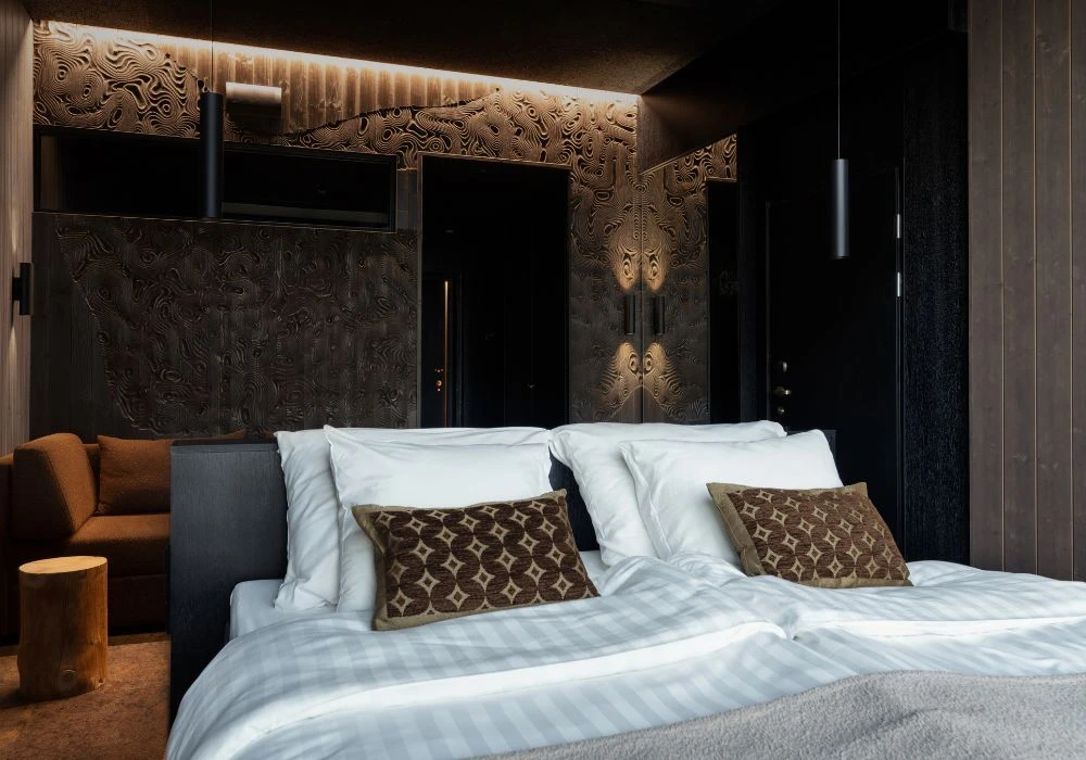 Chambre de la Junior Suite Kalle de l’hôtel Arcora