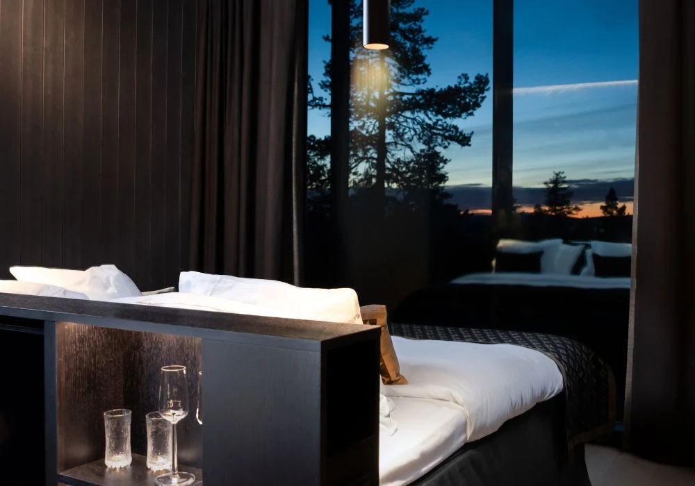 Vue panoramique depuis la Junior Suite Kalle de l’hôtel Arcora